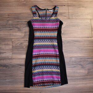 Buffalo David Britton Embroidered Bodycon Boho Mini Dress S